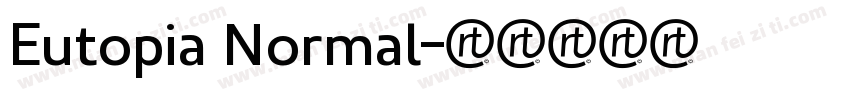 Eutopia Normal字体转换